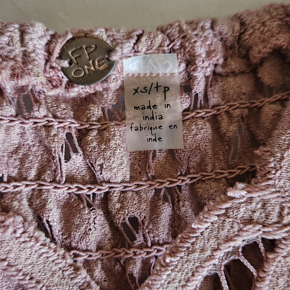 Free People Adella Slip In Rose - Picture 4 of 4